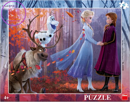 DINO Puzzle Ledové království 2, 40 dílků