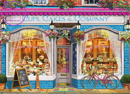 EUROGRAPHICS Puzzle Cukrárna Cups, Cakes & Company 1000 dílků