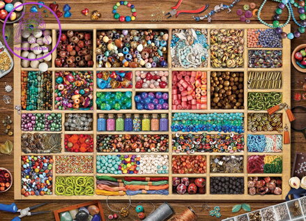 EUROGRAPHICS Puzzle Lauřina sbírka korálků 1000 dílků