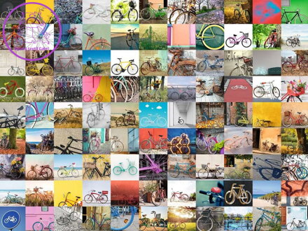 RAVENSBURGER Puzzle 99 jízdních kol 1500 dílků