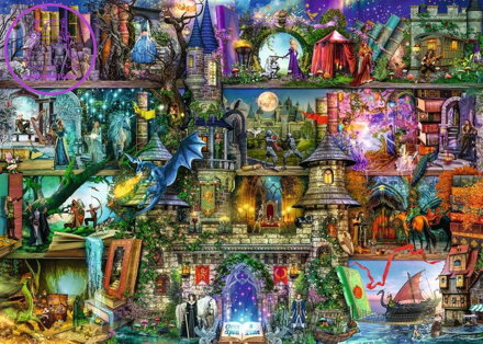RAVENSBURGER Puzzle Mýty a legendy 1000 dílků
