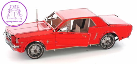 METAL EARTH 3D puzzle Ford Mustang 1965 (červený)