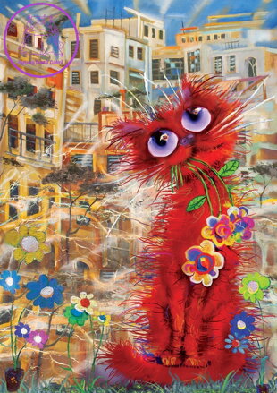 ART PUZZLE Puzzle Červená kočka 260 dílků