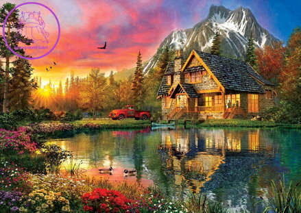 ART PUZZLE Puzzle Čtyři roční období v jednom okamžiku 2000 dílků