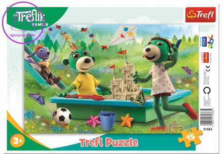 Puzzle Treflíci 15 dílků