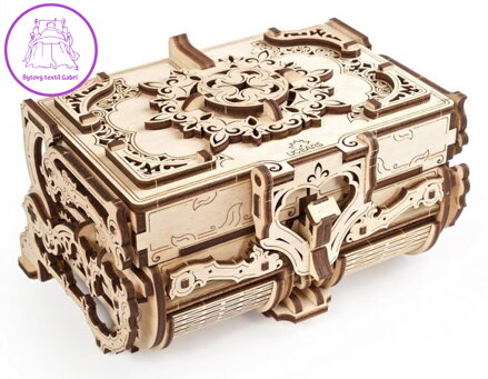 UGEARS 3D puzzle Antická šperkovnice 185 dílků