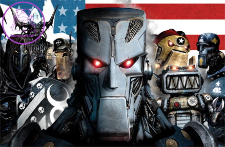 ZEE PRODUCTION Puzzle 2000 AD: A.B.C.Warriors 500 dílků