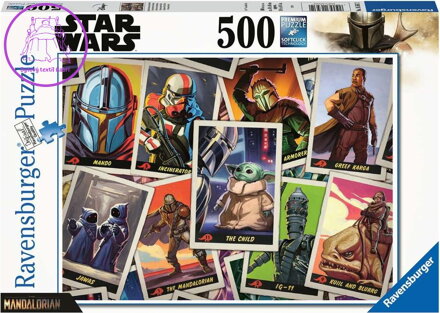 RAVENSBURGER Puzzle Star Wars: Mandalorian 500 dílků
