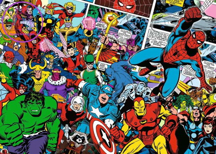 RAVENSBURGER Puzzle Challenge: Marvel 1000 dílků