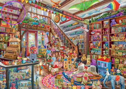 RAVENSBURGER Puzzle Fantastické hračkářství 1000 dílků