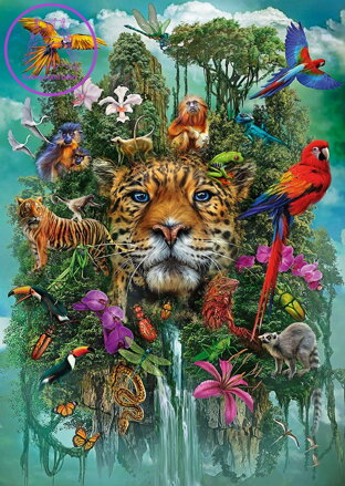 SCHMIDT Puzzle Král džungle 1000 dílků