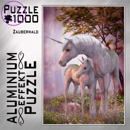M.I.C. Metalické puzzle Kouzelný les 1000 dílků