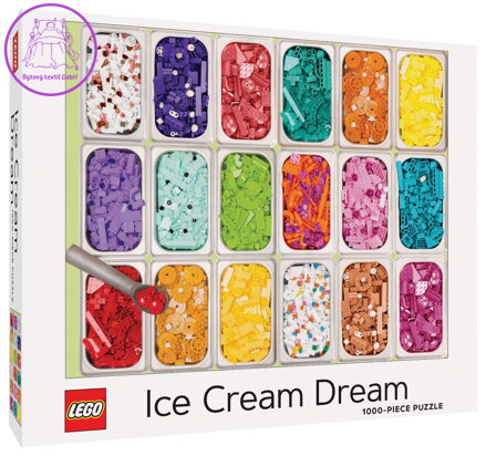 CHRONICLE BOOKS Puzzle LEGO® Ice Cream Dream 1000 dílků