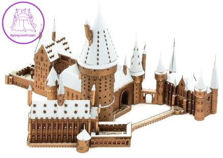 METAL EARTH 3D puzzle Harry Potter: Zasněžený Bradavický hrad (ICONX)