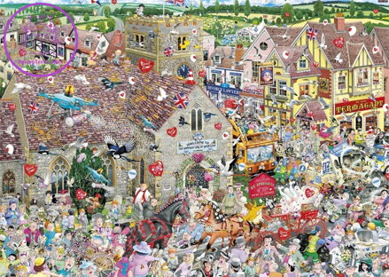 GIBSONS Puzzle Miluji svatby a hostiny 1000 dílků