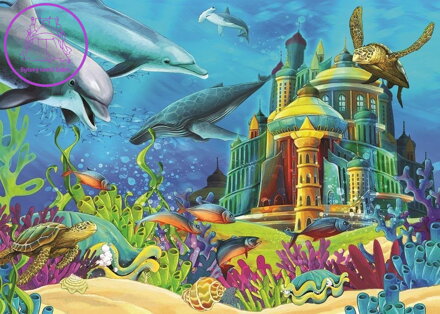 ART PUZZLE Puzzle Podvodní hrad 150 dílků