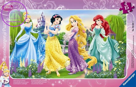 RAVENSBURGER Puzzle Disney Princezny 15 dílků
