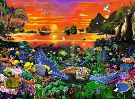 RAVENSBURGER Puzzle Útes 500 dílků