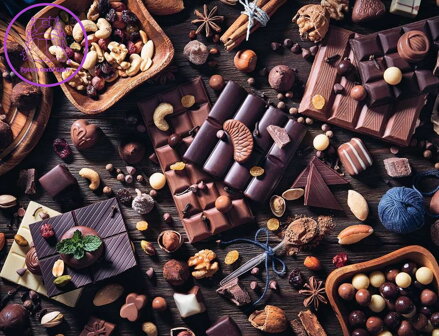 RAVENSBURGER Puzzle Čokoládový ráj 2000 dílků