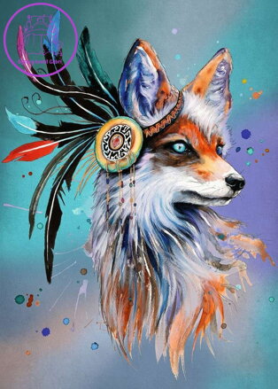 RAVENSBURGER Puzzle Boho liška 1000 dílků