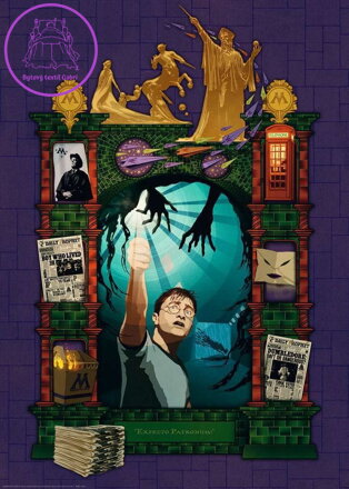 RAVENSBURGER Puzzle Harry Potter 5: Expecto Patronum 1000 dílků