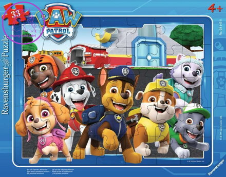 RAVENSBURGER Puzzle Tlapková patrola 33 dílků