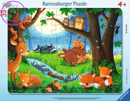 RAVENSBURGER Puzzle Když jdou všichni spát 35 dílků