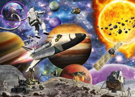 RAVENSBURGER Puzzle Průzkum vesmíru 60 dílků
