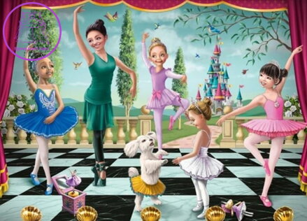 RAVENSBURGER Puzzle Baletní zkouška 60 dílků