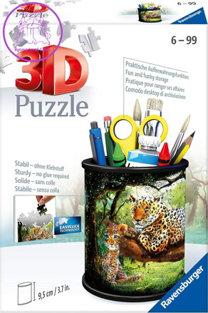 RAVENSBURGER 3D puzzle stojan: Levharti 54 dílků