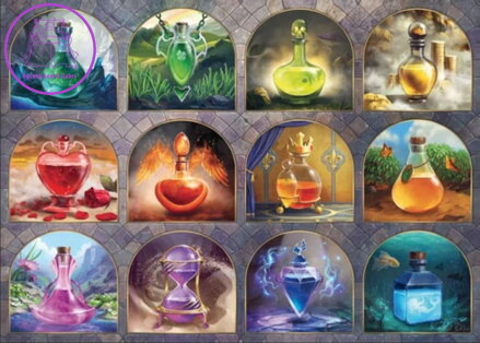 RAVENSBURGER Puzzle Kouzelné lektvary 1000 dílků