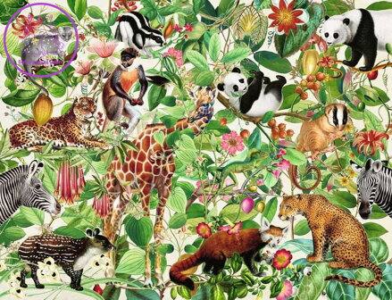 RAVENSBURGER Puzzle Džungle 2000 dílků
