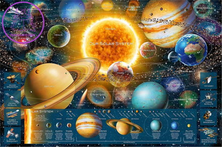 RAVENSBURGER Puzzle Sluneční soustava 5000 dílků