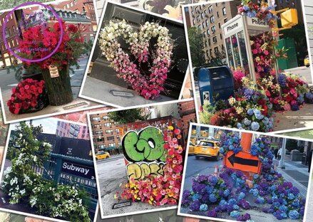 RAVENSBURGER Puzzle Květiny v New Yorku 1000 dílků