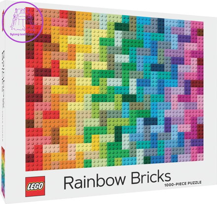 CHRONICLE BOOKS Puzzle LEGO® Rainbow Bricks 1000 dílků