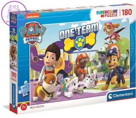 CLEMENTONI Puzzle Tlapková patrola: Jeden tým 180 dílků