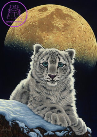 GRAFIKA Puzzle Měsíční leopard 1000 dílků