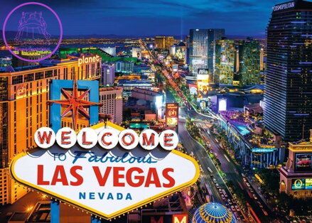 RAVENSBURGER Puzzle Las Vegas 1000 dílků