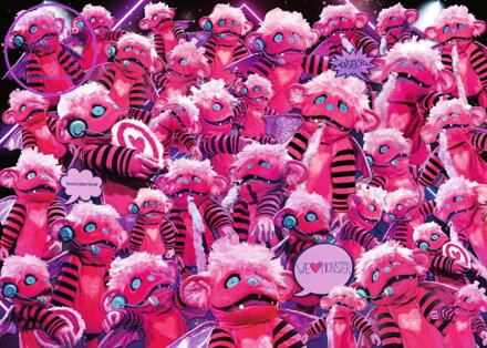 RAVENSBURGER Puzzle Challenge: Masked Singer Monster 1000 dílků