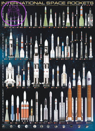EUROGRAPHICS Puzzle Mezinárodní vesmírné rakety 1000 dílků