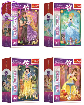 TREFL Displej Puzzle Disney princezny 54 dílků (40 ks)