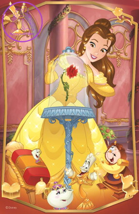 TREFL Puzzle Disney princezny: Bella 54 dílků