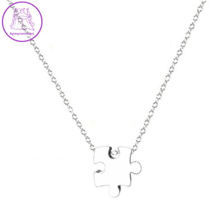 Ocelový řetízek s přívěskem Puzzle