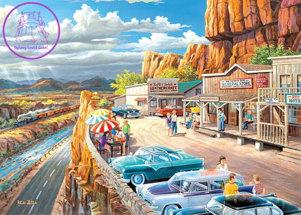 RAVENSBURGER Puzzle Zastávka na vyhlídce XXL 500 dílků