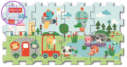TREFL Pěnové puzzle Úsměv Fisher Price