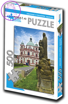 TOURIST EDITION Puzzle Jablonné v Podještědí, bazilika 500 dílků (č.43)