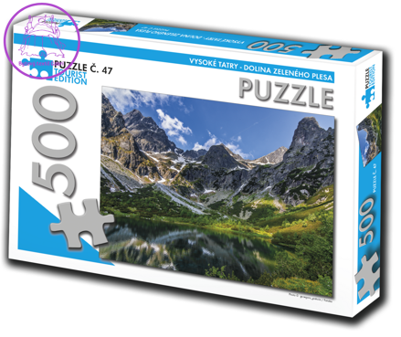 TOURIST EDITION Puzzle Vysoké Tatry, Dolina Zeleného plesa 500 dílků (č.47)