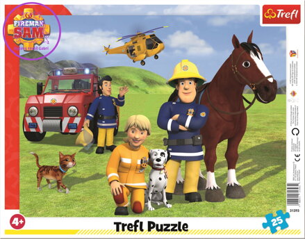 TREFL Puzzle Požárník Sam: Na hlídce 25 dílků