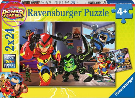 RAVENSBURGER Puzzle Power Players 2x24 dílků