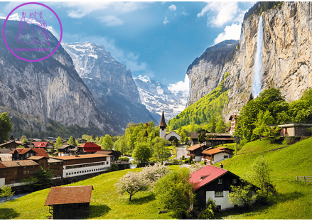 TREFL Puzzle Lauterbrunnen, Švýcarsko 3000 dílků